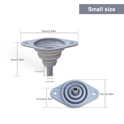 Kitchen Funnel Set of 3 (3Pack - Large,Medium,Small)