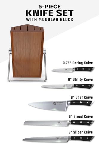 5 Pc Knife Block Set (5-Pc / Black)