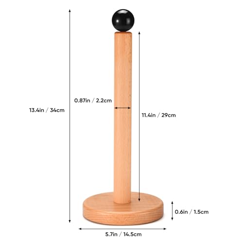 Paper Towel Holder (Black Ball)