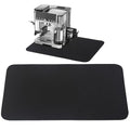 Espresso Coffee Mat for Luxe Cafe Accessories Espresso Machine Accessories (16''x24'' black)