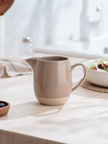 13oz Creamer with Handle (13 Ounces / Cinnamon Brown)