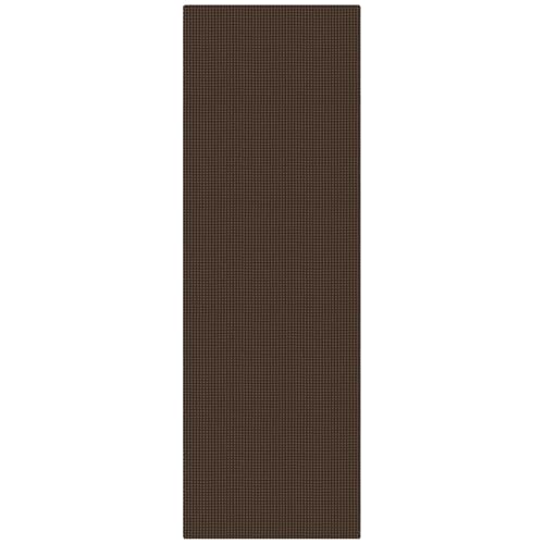 Runners for Hallways 2x6 ft Washable Kitchen Runner Non Slip Rubber Backed Hall Runners Cotton Entryway Runner Rugs Floor Carpet for Indoor Backdoor Bedroom Kitchen (Brown/Dark Brown / 2' x 6' (Runner))