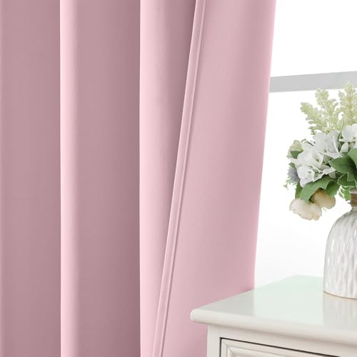 Light Pink Blackout Curtains Customize (Light Pink / Customsize)