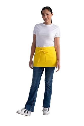 Unisex Waitress Apron (Lemon)