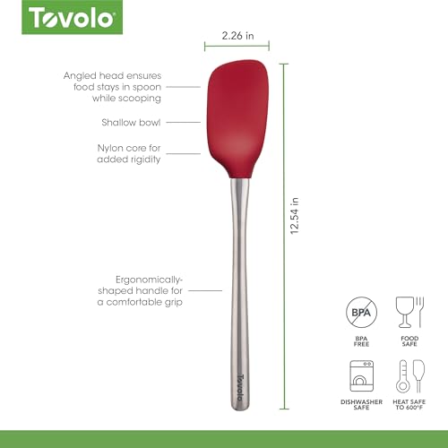 Spoonula Flex Core Stainless Steel Handle Cayenne (Cayenne / Spoonula)