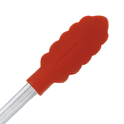 Silicone Tong 9.5" Red (Red / 9.5")