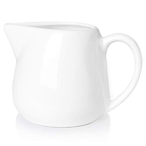 Ceramics Creamer Pitcher 11 oz Cream White (Cream White)
