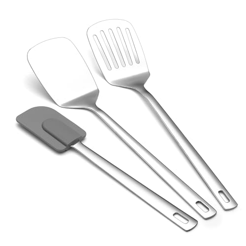 Stainless Steel Spatulas Set 3pcs