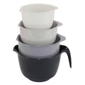 Mixing Bowls with Pour Spout (4pc Grey / 4 count)