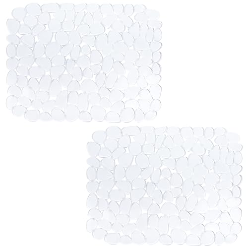 Pebble Sink Mat for Stainless Steel (Clear)