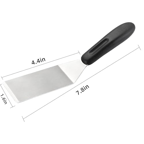 2 Pieces Small Metal Spatula Set (2 PC SOLID)
