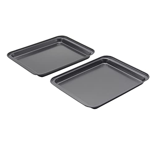 Small Baking Sheet Nonstick 9.45 X 7.09 Inch (9.5x7 inch Black)