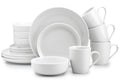 Nova Porcelain Dinnerware Set (White / Service for 4)