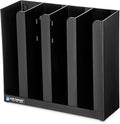 Portion Cup and Lid Organizer Fits 2 (Black / 4.25" x 10.25" x 12")