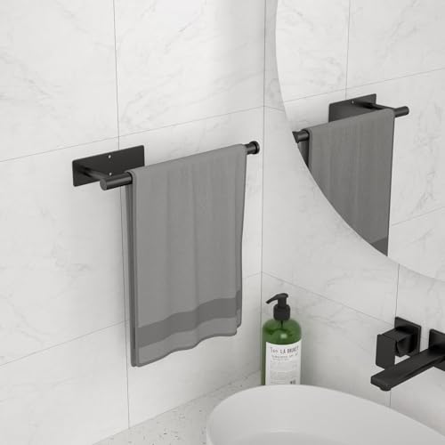 Paper Towel Holder Under Cabinet (Black-2 Pack / 1 Pack)