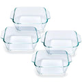 Small Casserole Dishes 4 Pack (Square)