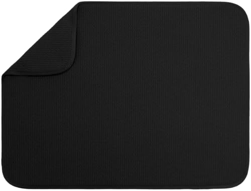 Dish Drying Mat (Black / 18" x 24")
