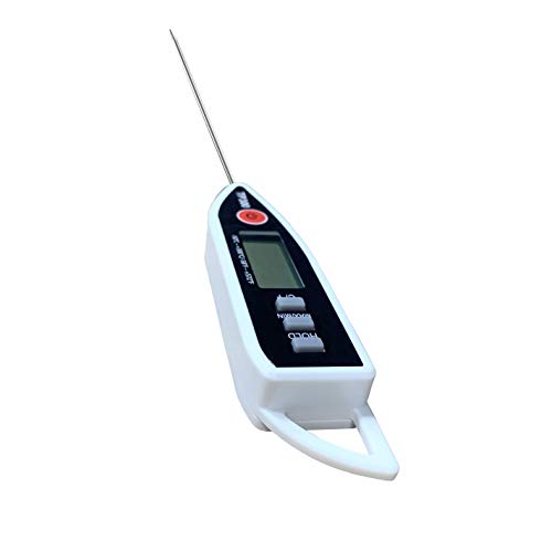Digital Meat Food Thermometer for Candy Candle Milk BBQCooking Kitchen BBQ (23.1 x 2.5 x 1.5 cm)