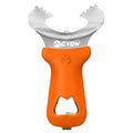 Mason Jar Opener Tool with Soft Touch Handle (Orange)