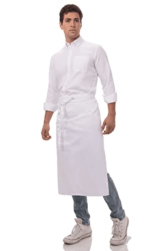 Unisex Bistro Chef Apron (White)