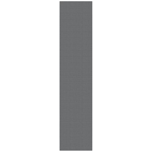 Cotton 2.5'x12' Runners Rugs for Hallway (Grey/Dark Grey / 2'8" x 12' (Runner))