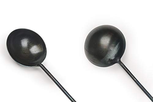 ZhenSanHuan HandMade Carbon Steel Wok Ladle Tool Utensils (Ladle / 40CM/15.7'')