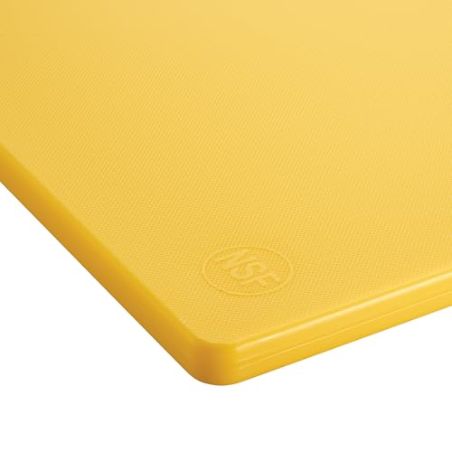 Heavy Duty Plastic Cutting Board (Yellow / 20"L x 15"W)