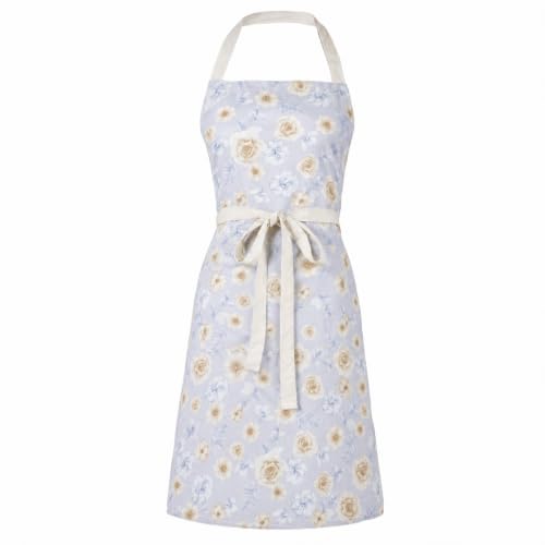 Kitchen Aprons for Women with 2 Pockets (Blue/Purple)