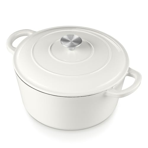 6 Quart Dutch Oven (6 QT-Round / White)