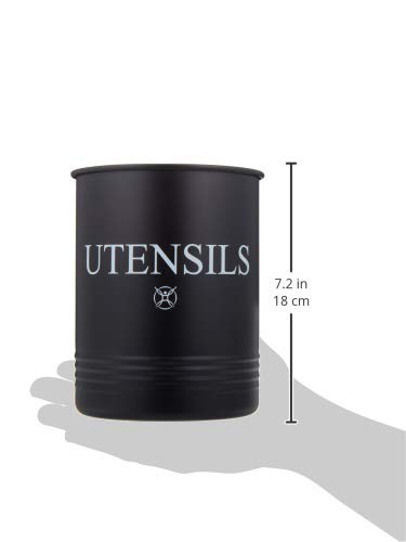 Large Black Kitchen Utensil Holder (black)