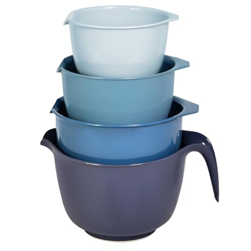 Mixing Bowls with Pour Spout (4pc Blue / 4 count)