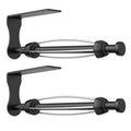 Paper Towel Holder Under Cabinet Easy Tear Wall Mount Self (Black)