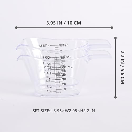 2 Pack Small Measuring Cups