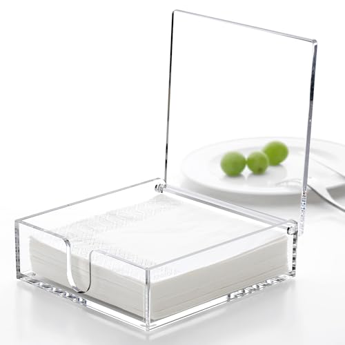 Acrylic Napkin Holder (7.09" x 7.09" x2.4")