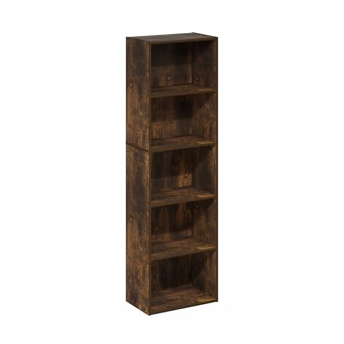 LUDER Book Shelf (Amber Pine / 5-Tier)