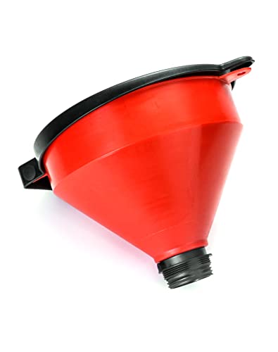 4 Quart Lockable Drum Funnel with Removable Screen Filter