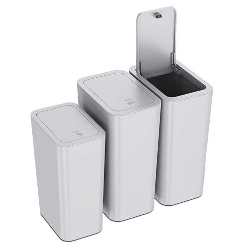 3 Pack 2 of 4 Gal & 1 of 2.6 Gal (4gal x2 & 2.6gal Grey)