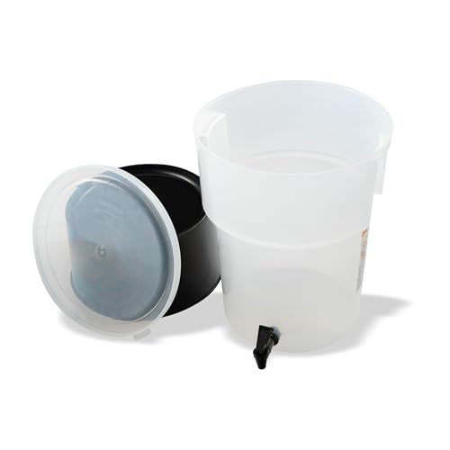 Round Beverage Dispenser (5 Gallons / Modern / Black)