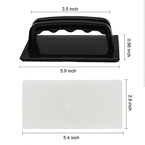 Handled Scrubber Set (Black)