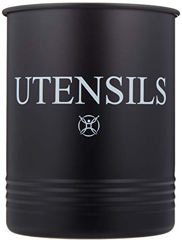 Large Black Kitchen Utensil Holder (black)