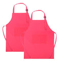 Kids Aprons with Large Pocket 2 Pack (Medium / Roseredx2)