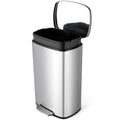 8 Gal Kitchen Trash Can (Silver / 8 Gal)