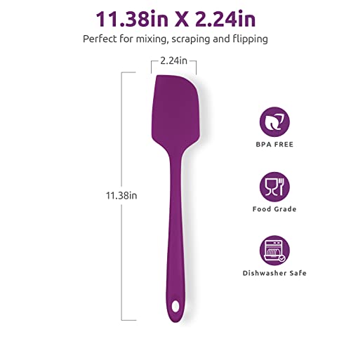 Silicone Large Spatula (Purple / 11.4in)
