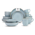 Stoneware Euro (Service for 4 - 20pc Set / Light Blue)