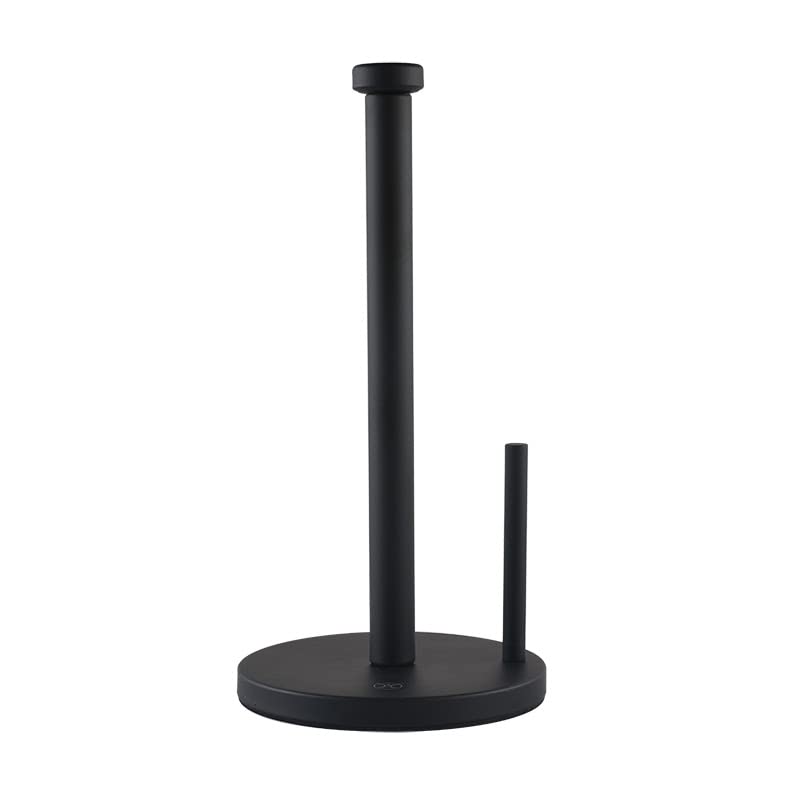Black Paper Towel Holder Countertop (Matte Black)