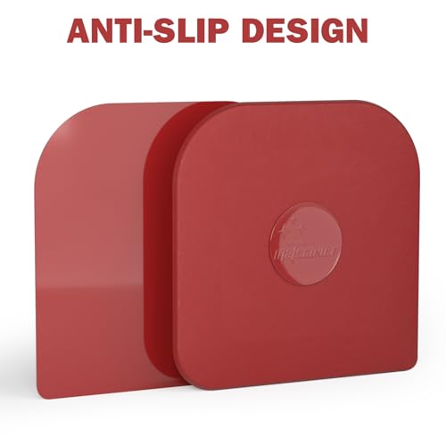 Pan Scraper 10 Pcs Pot & Dish Scraper Plastic (10 Pcs / Red)