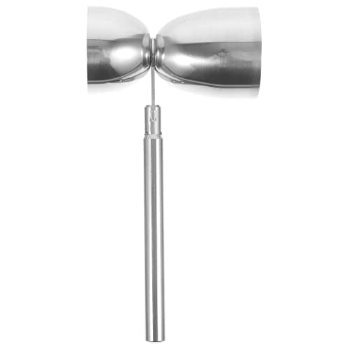 Cocktail Jigger Measuring Cup Double Head 1 oz and 2 oz Stainless Steel Bar Tool with Handle for Bartending Home Use Restaurants Pubs Clubs 5.70 X 2.75 X 1.33 in