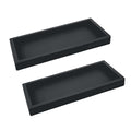 Countertop & Vanity Silicone Tray (Black / 2 PC Small - 7")
