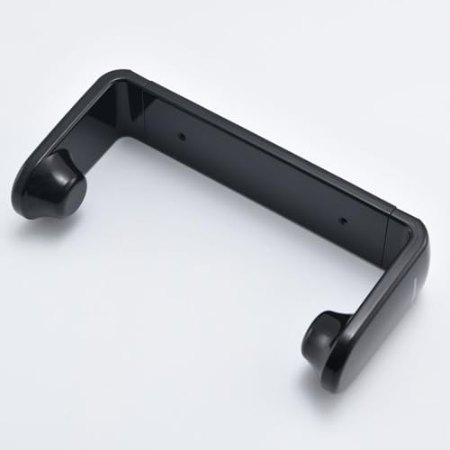 Paper Towel Holder ONE Hand Tear Adaptive Tension Arm Adjustable Length 9.4 (Black)