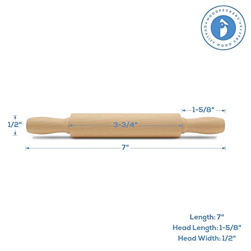 Wooden Mini Rolling Pin (5 inch)